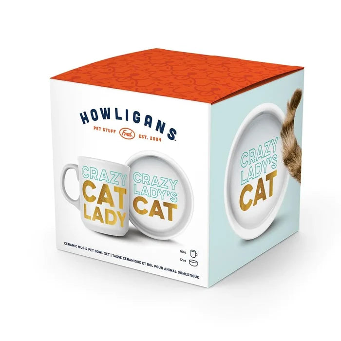 Howligans Mug and Cat Bowl