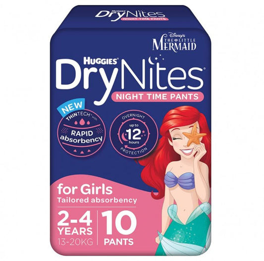 Huggies DryNites Pyjama Pants Girls (2-4yrs)