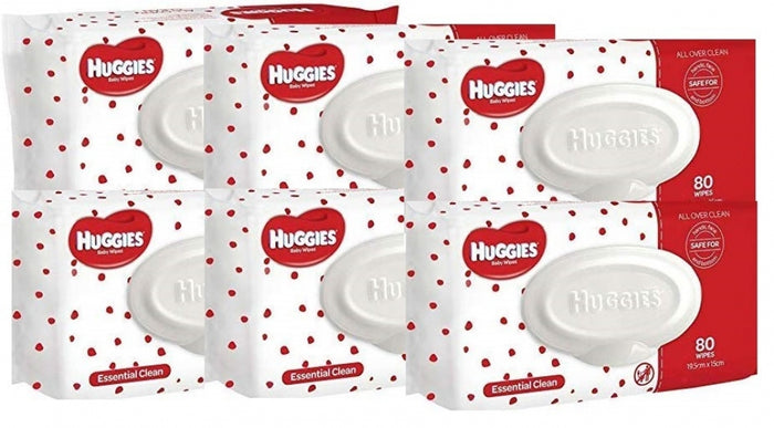 Huggies Essential Gentle Touch Baby Wipes Fragrance Free