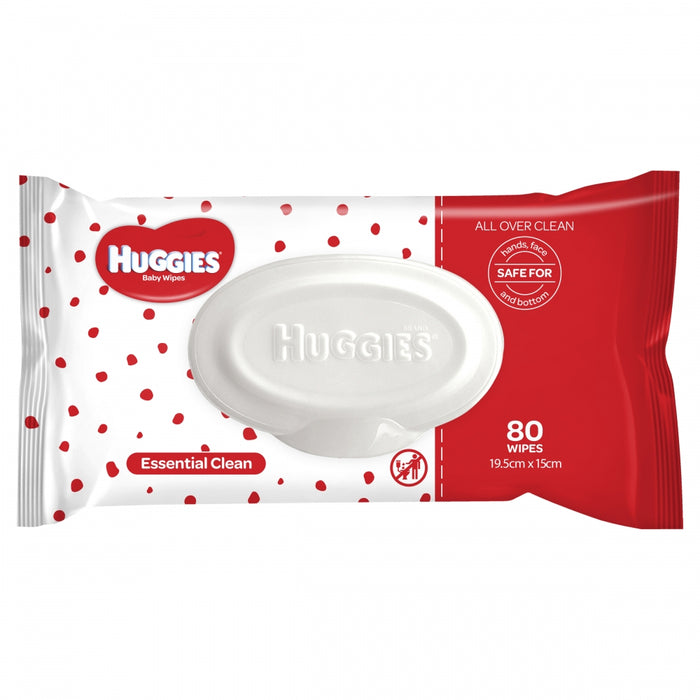 Huggies Essential Gentle Touch Baby Wipes Fragrance Free
