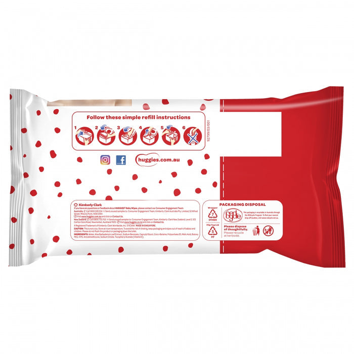Huggies Essential Gentle Touch Baby Wipes Fragrance Free