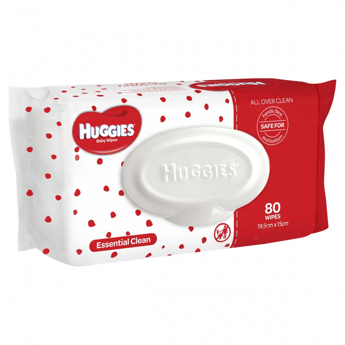 Huggies Essential Gentle Touch Baby Wipes Fragrance Free