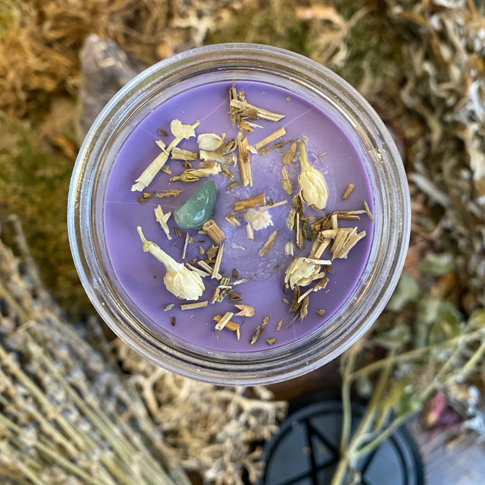 Wheel of Fortune Tarot Ritual Spell Candle