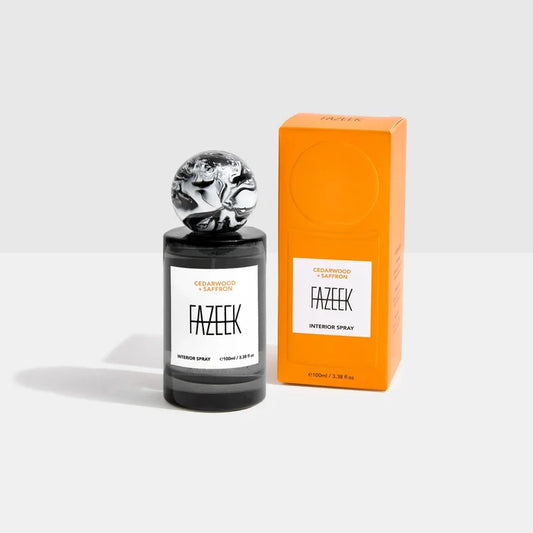 INTERIOR SPRAY in Cedarwood + Saffron from Fazeek