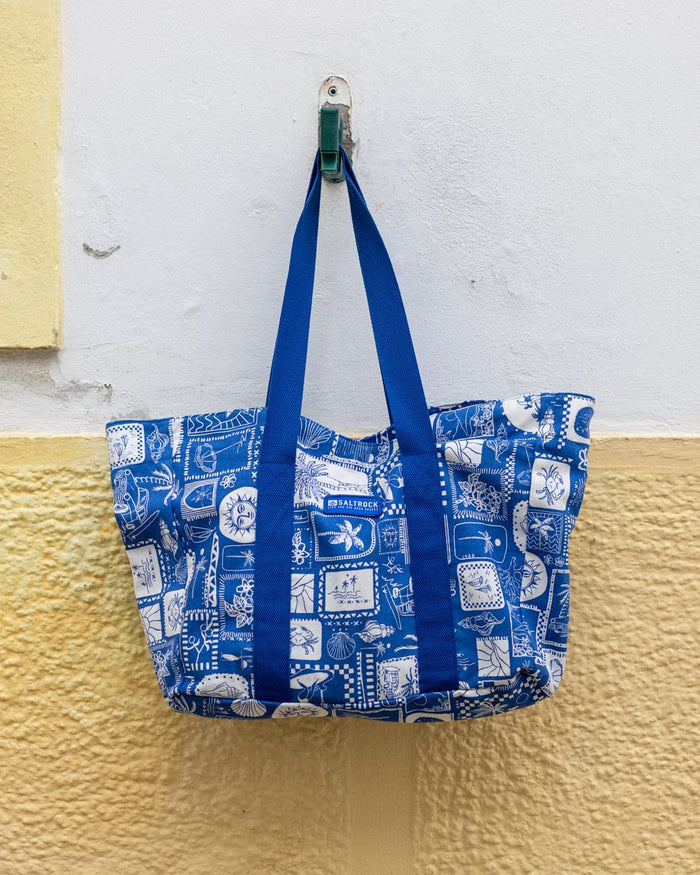 Island Tiles Bag in Bright Blue