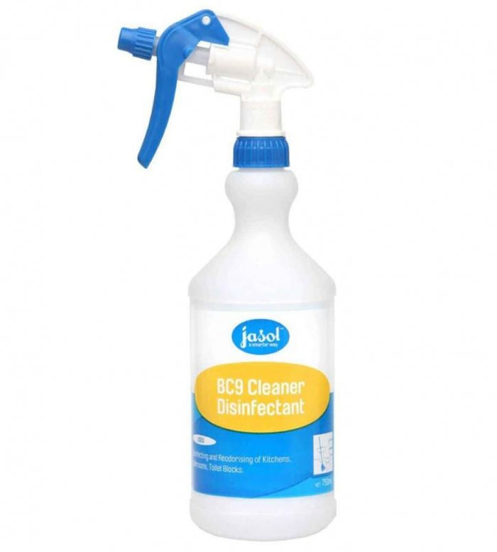 Jasol BC9 Labelled Jet Spray Bottle and Trigger