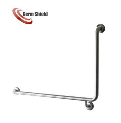 JD MACDONALD GermShield JDM-GNS-9 Toilet Grab Rail 90 Degree 965 x 600mm