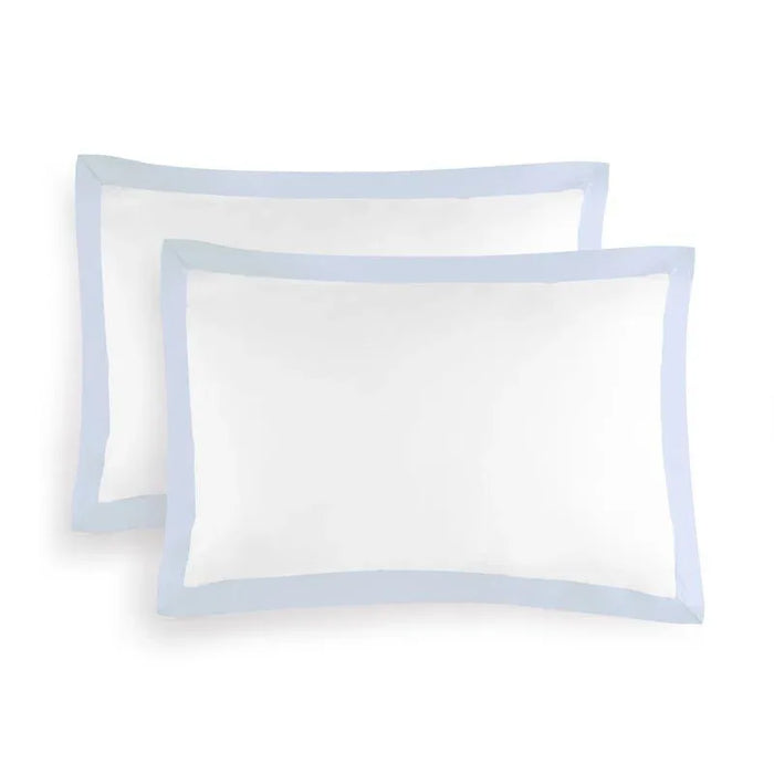 Michael Aram King Pillowcase Set - Sky and White