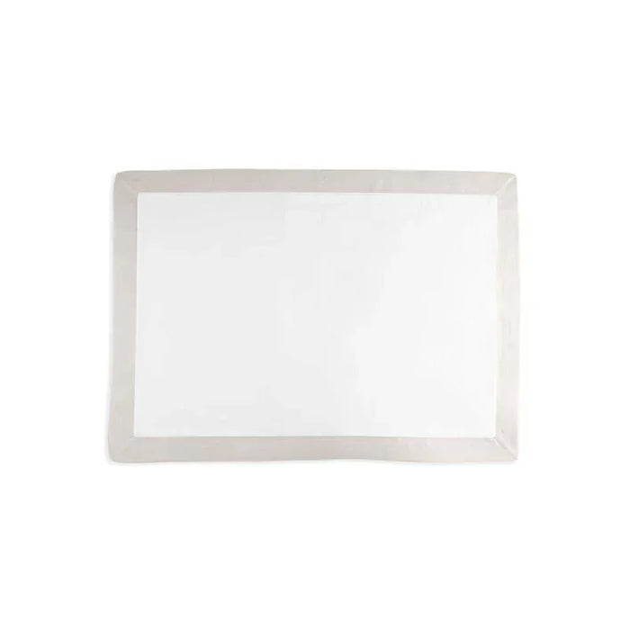 Michael Aram King Pillowcase Set - Stone and White