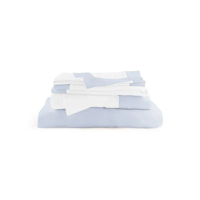 Michael Aram King Sheet Set - Sky and White