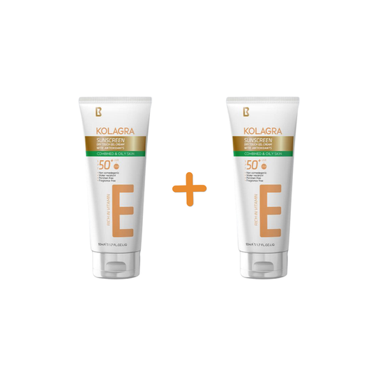 kolagra sun screen Gel cream SPF50+ (1+1) Offer