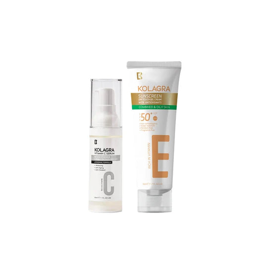 Kolgara Offer Vitamin C Serum 30 ml + Sunscreen Gel cream