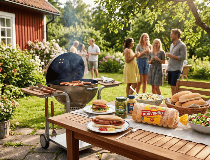 Korvbröds Bagarn Klassiska Korvbröd 16 Hot Dog Buns 432g (15.23 oz) – Authentic Swedish Hot Dog Buns