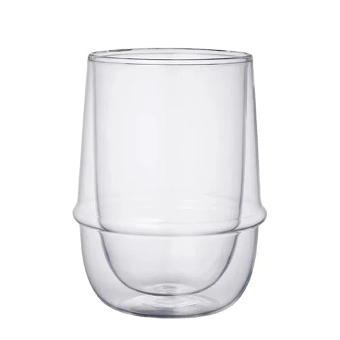 Kronos Heat-Insulated Double Wall Glass Iced Tea Cup - 350ml