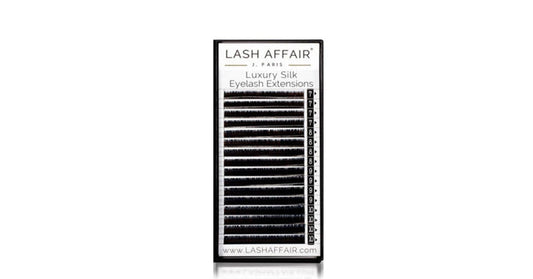 Lash Affair Classic Silk Lashes Mixed Length L+ Curl: Medium 10-13mm x .12 - Black