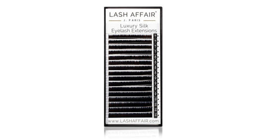 Lash Affair Classic Silk Lashes Single Length C-Curl: 12mm x .15 - Black