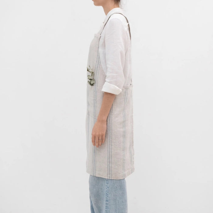 Linen Crossback Pinafore Aprons | Linen Tales