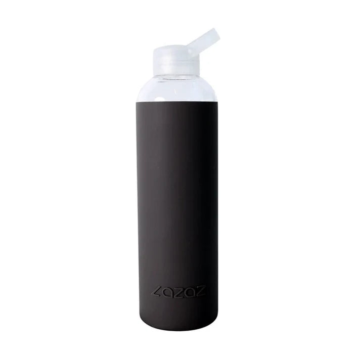 Lite Glass Water Bottle with Silicone Sleeve – 1L