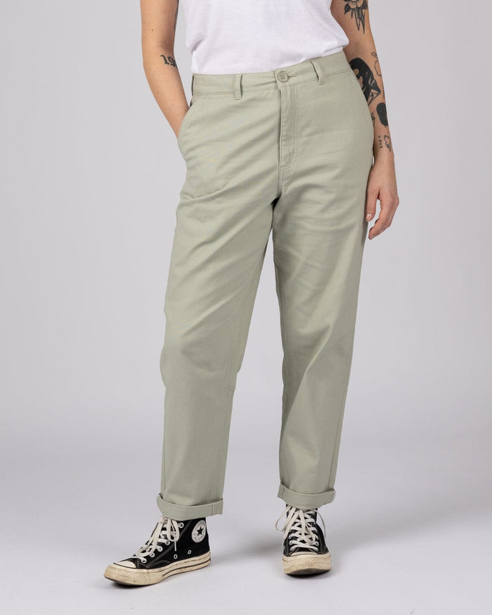 Mara Womens Chino in Light Green