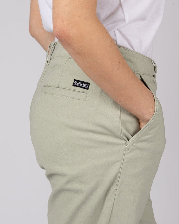 Mara Womens Chino in Light Green