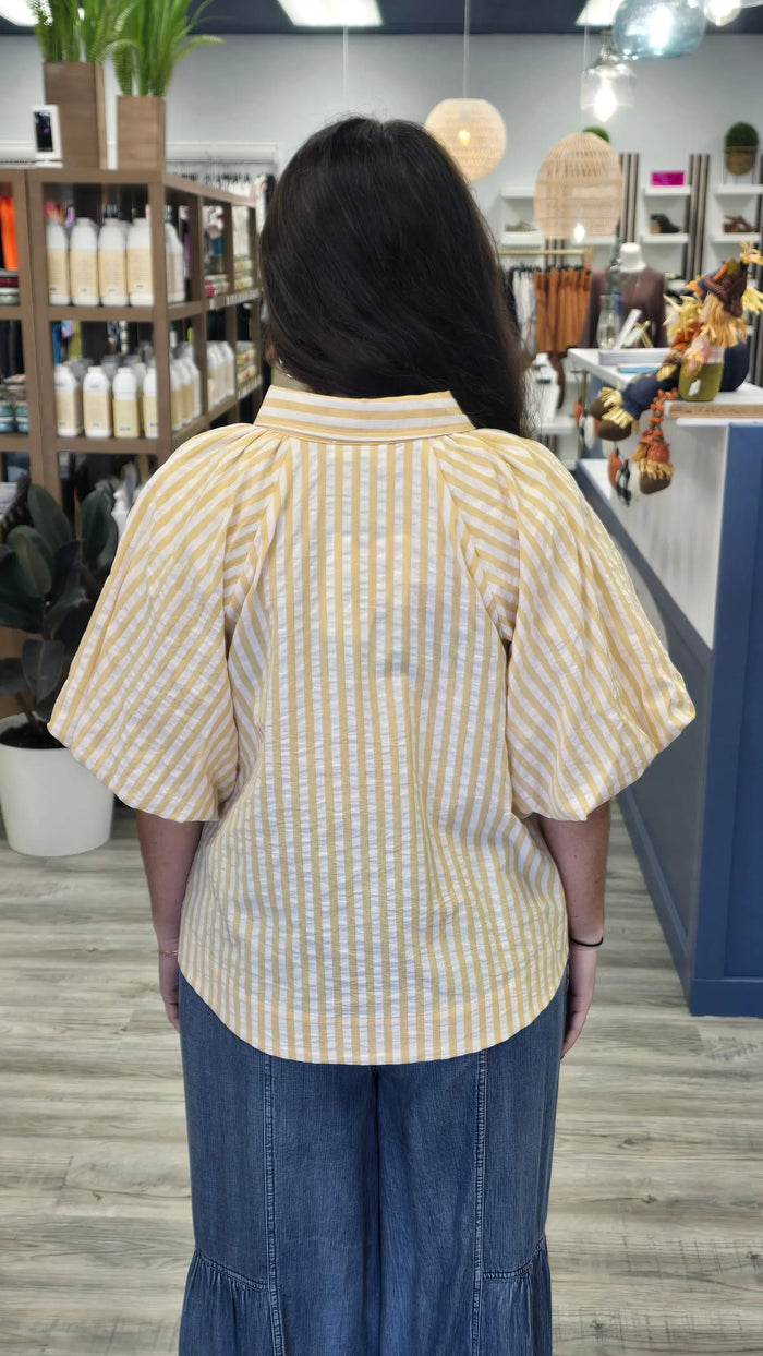 Marigold Stripe Top Wishlist