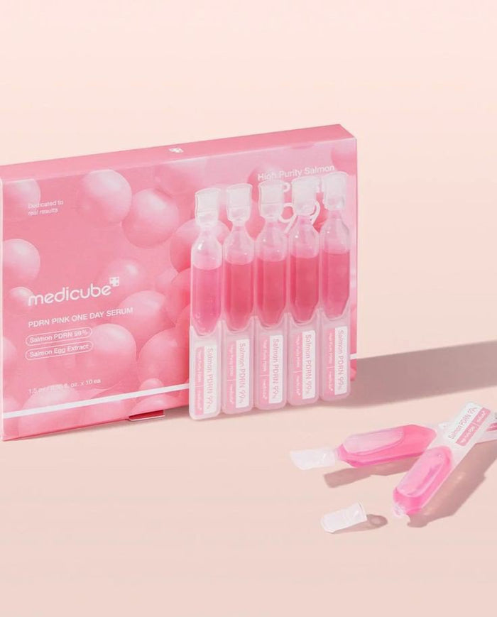 Medicube PDRN Pink One Day Serum Ampoules (10 AMP) 10* 1.5ml