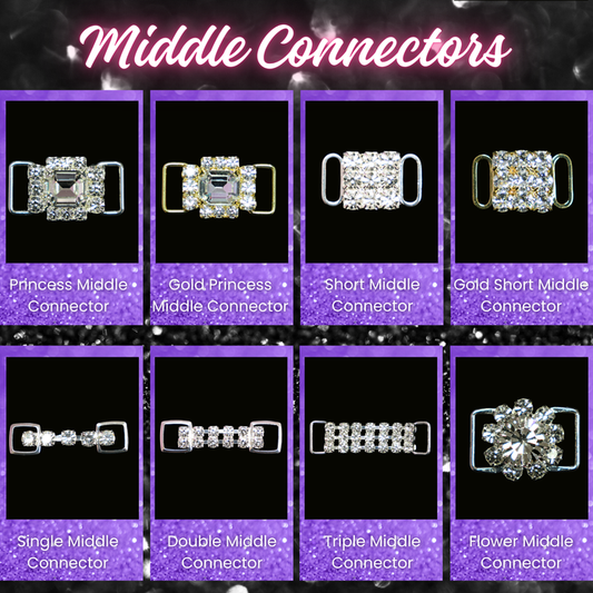 Middle connector for NPC competition bikini suit