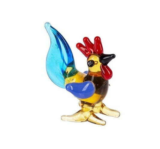Miniature Glass Rooster