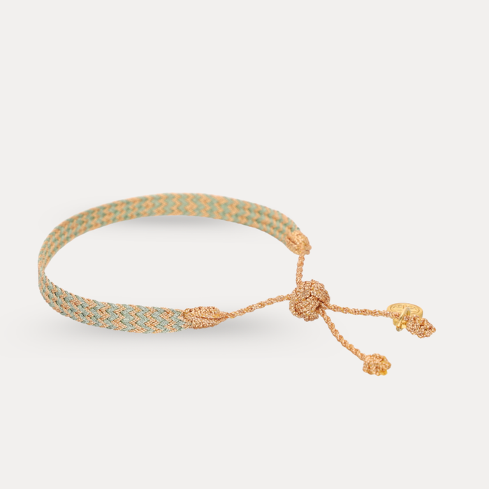 a bracelet with a knot