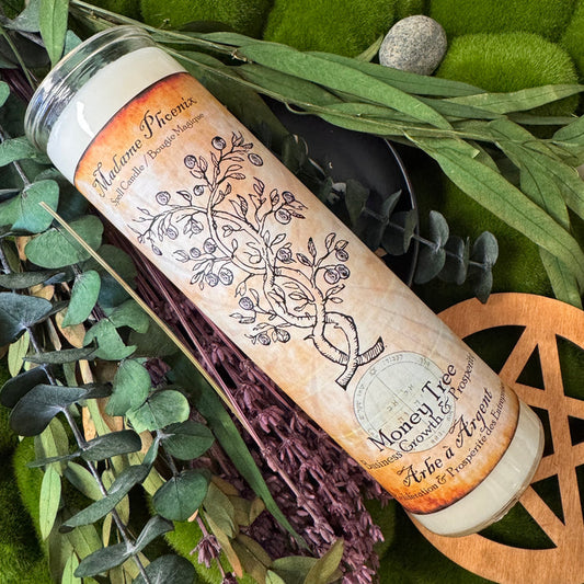 Money Tree Ritual Spell Candle