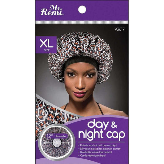 Ms. Remi Day & Night Cap X-Large, 1 Count, Leopard