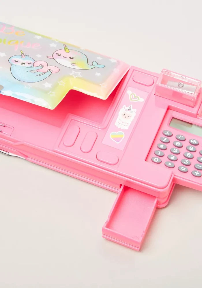 Multi Function Unicorn Pencil Case