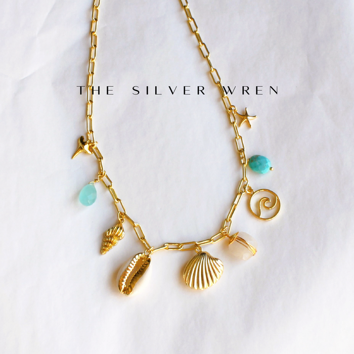 Necklace-Beach Multi Charm