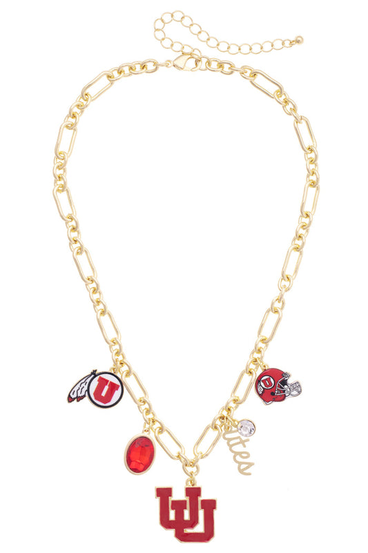 Necklace-Utah Utes Gameday Charm