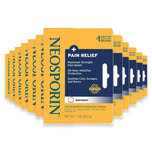 Neosporin Plus Maximum Strength Antibiotic Pain Relief Ointment – 1 Oz – 24 Pack