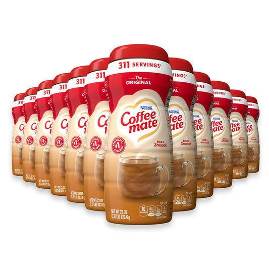 Nestlé Coffee-mate Coffee Creamer Powdered Coffee Creamer – 16 oz – 12 Pack