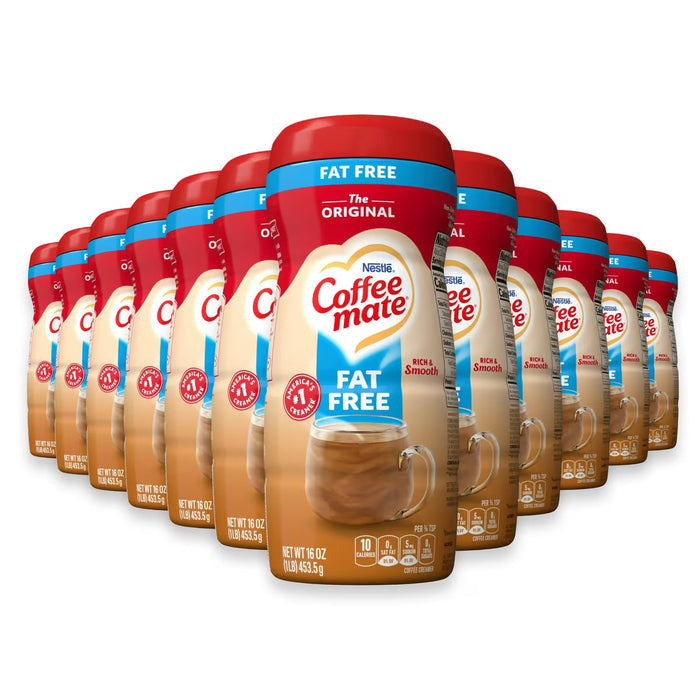 Nestlé Coffee-mate Original Powdered Coffee Creamer – 16 oz – 12 Pack