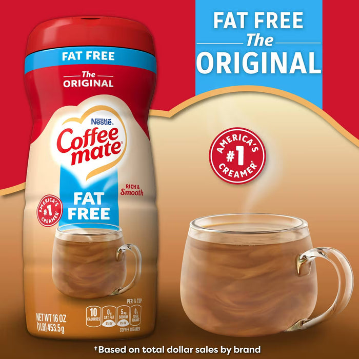 Nestlé Coffee-mate Original Powdered Coffee Creamer – 16 oz – 12 Pack