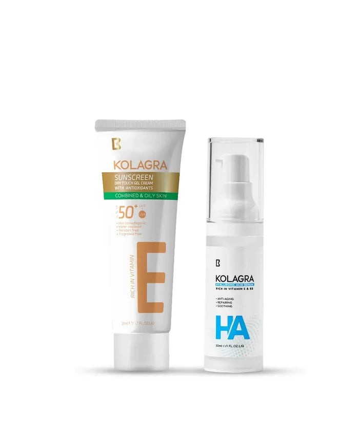 Offer Kolagra Hyaluronic Serum + Sun Screen 30+50ml