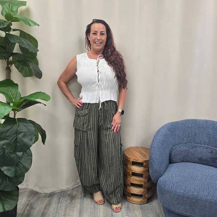 Olive Avenue Pants mustard seed