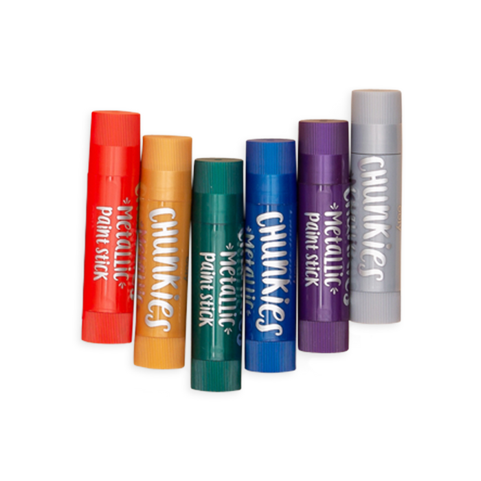 Ooly Chunkies Paint Sticks Metallic 6 pk