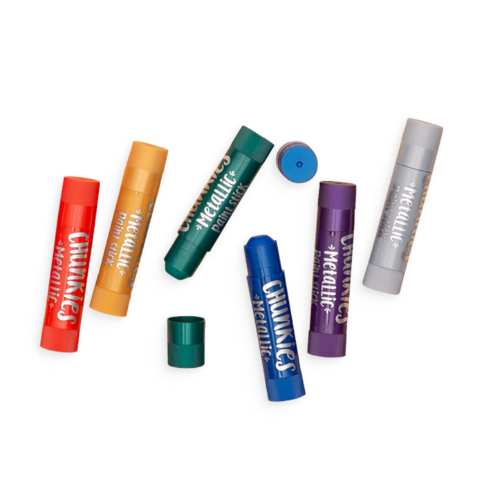 Ooly Chunkies Paint Sticks Metallic 6 pk