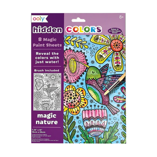 Ooly Hidden Colors Magic Paint Sheets Magic Nature
