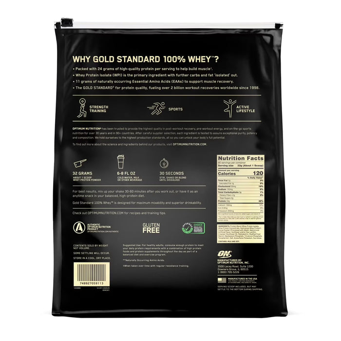 Optimum Nutrition Gold Standard Whey Extreme Milk Chocolate - 5.64lb