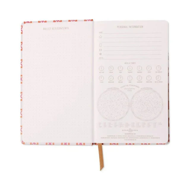 Orange Check Journal