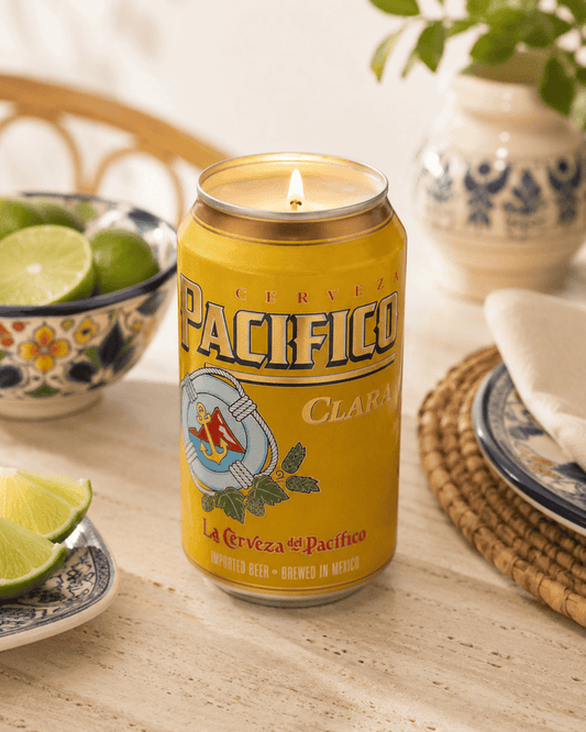 Pacifico Reclaimed Beer Can 12oz Candle