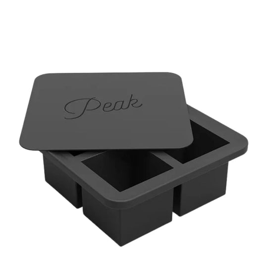 Peak Silicone Large Ice Cube Tray – Melt-Resistant Big Cube Mold