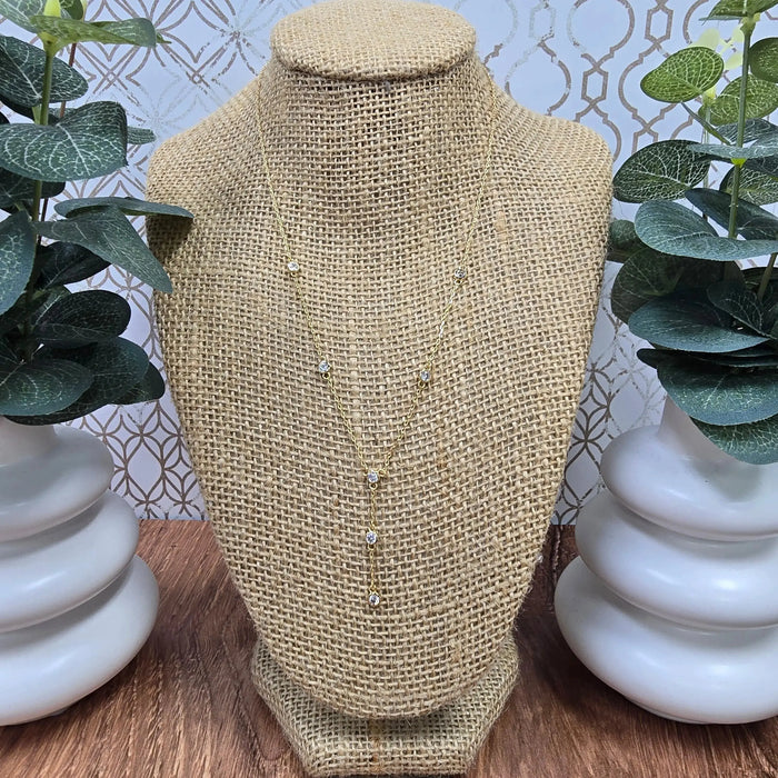 Phoebe Y Drop Necklace Michelle McDowell