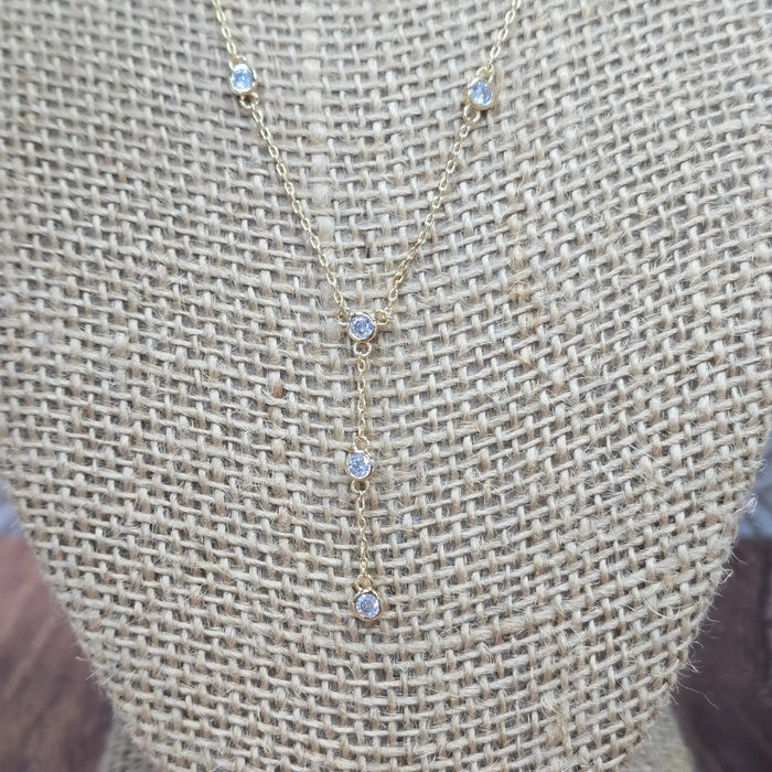 Phoebe Y Drop Necklace Michelle McDowell