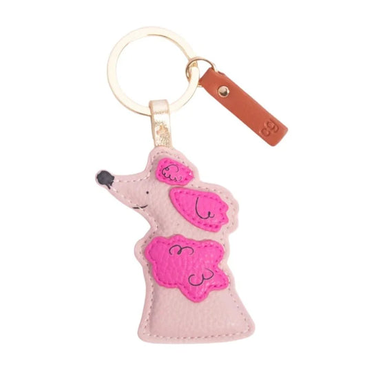 CAROLINE GARDNER Pink Poodle Keyring in Kuwait - Waha Lifestyle